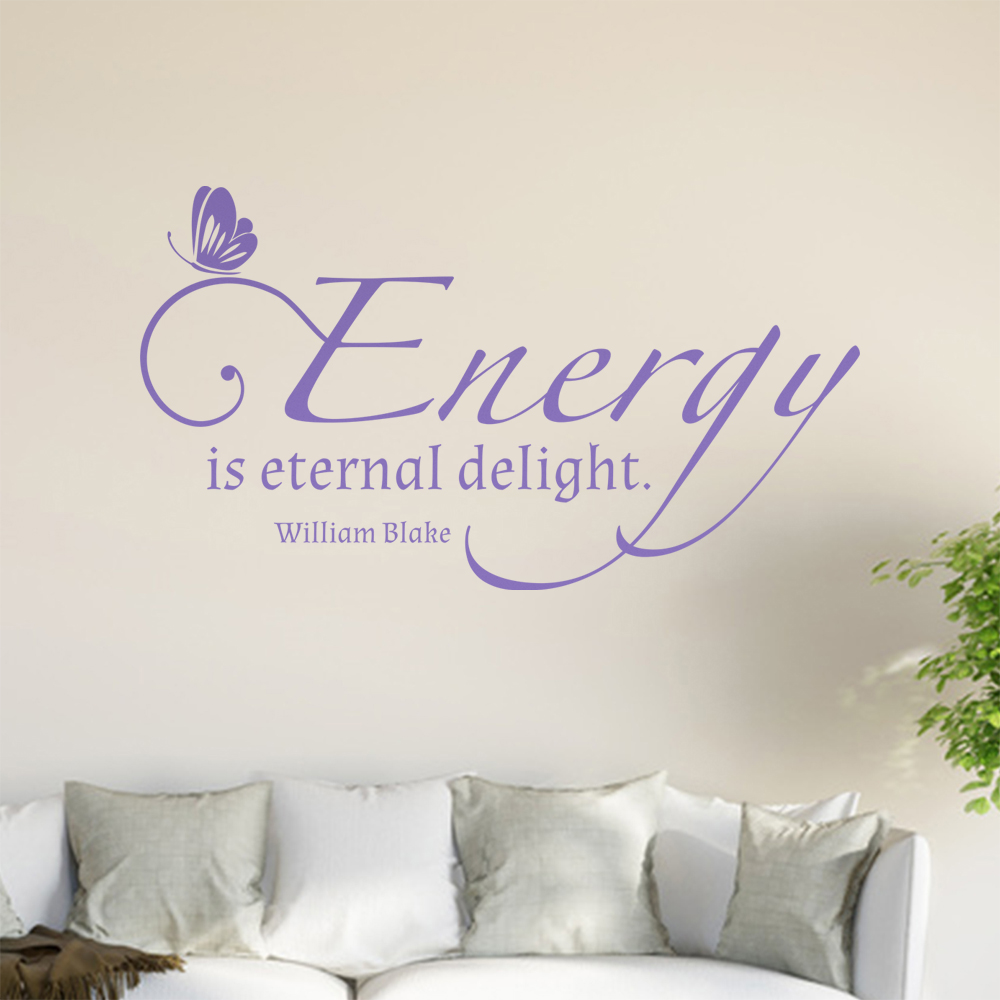 L'Autocollant Mur Energy Is Eternal Delight 0913 Pour Le Salon - Picture 61 of 204