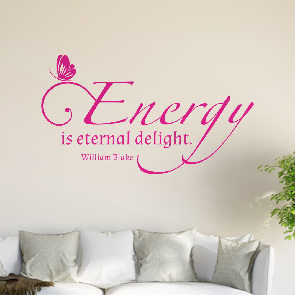 L'Autocollant Mur Energy Is Eternal Delight 0913 Pour Le Salon - Picture 49 of 204