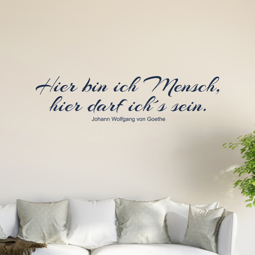Ici Je Suis Un Humain … Autocollant Mural Salon Autocollant Mur 0945 - Picture 73 of 204