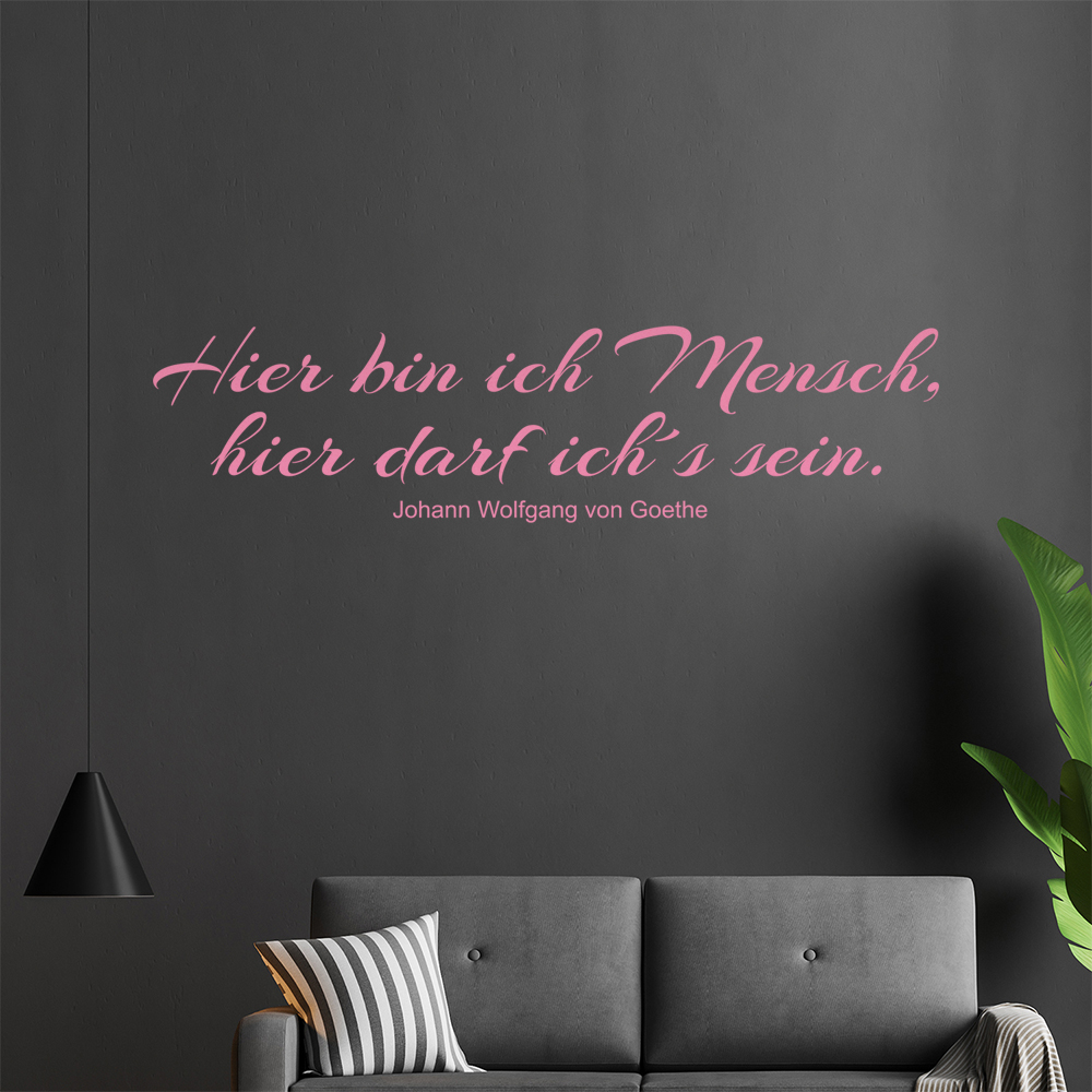 Ici Je Suis Un Humain … Autocollant Mural Salon Autocollant Mur 0945 - Picture 67 of 204