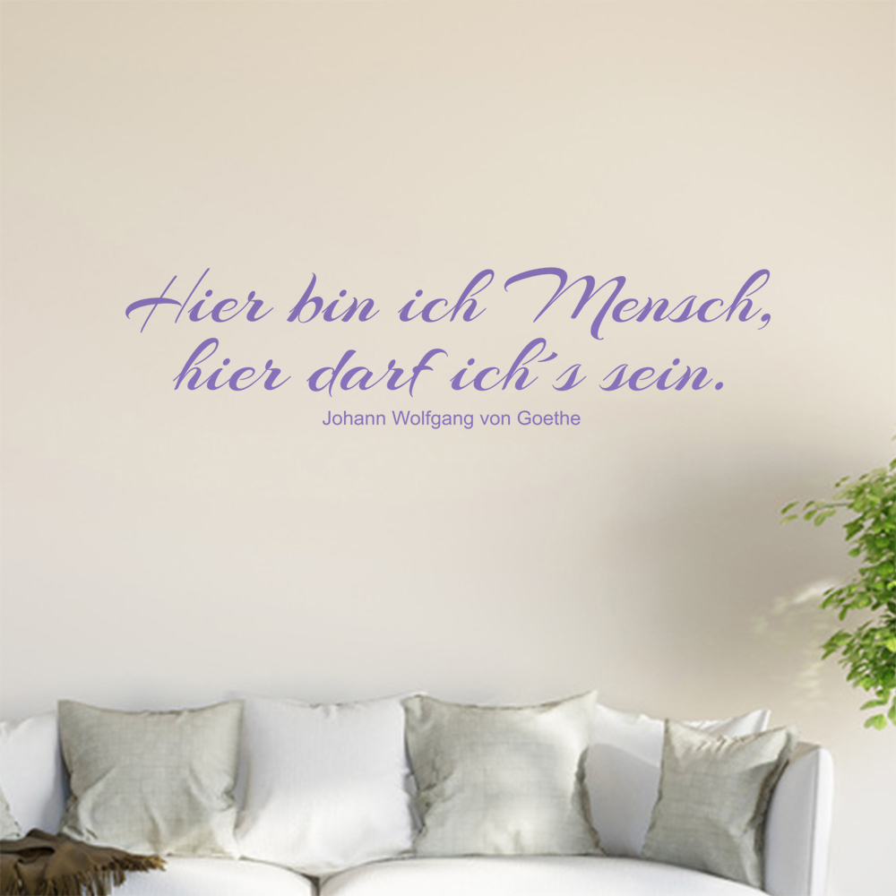 Ici Je Suis Un Humain … Autocollant Mural Salon Autocollant Mur 0945 - Picture 61 of 204