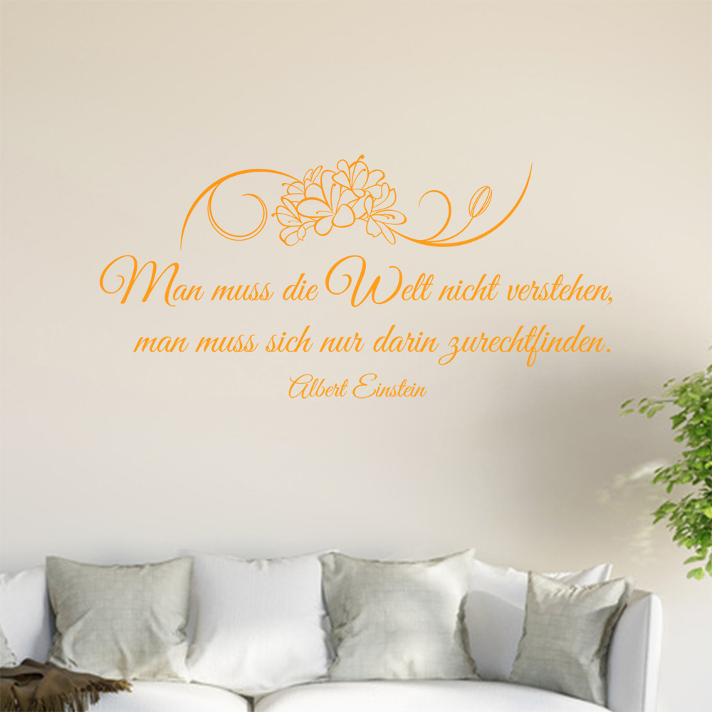 Homme Muß Die Welt Pas Verstehen… Sticker Mural Salon Stickers Muraux 0961 - Picture 13 of 204