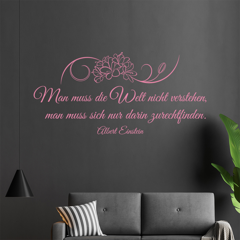 Homme Muß Die Welt Pas Verstehen… Sticker Mural Salon Stickers Muraux 0961 - Picture 67 of 204