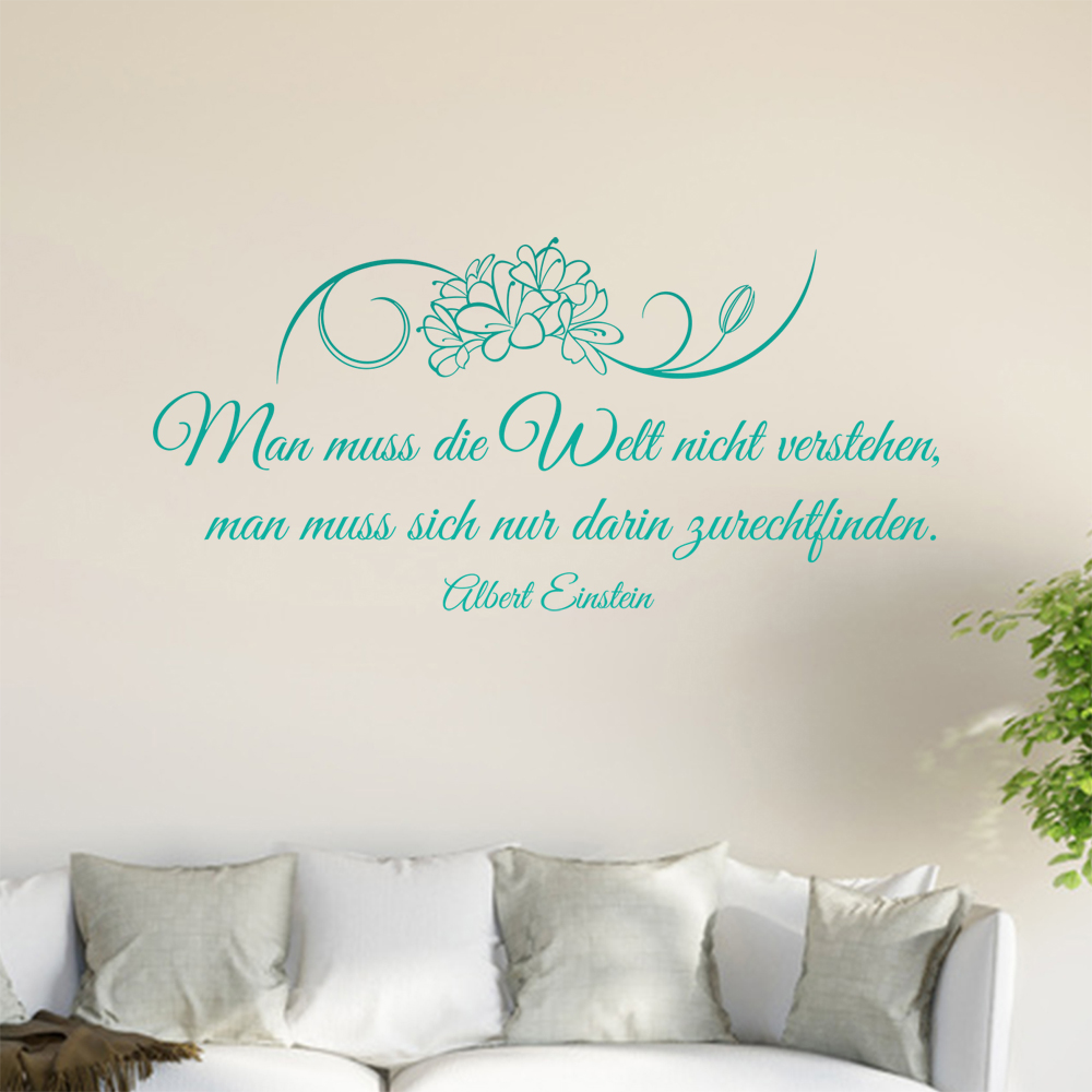 Homme Muß Die Welt Pas Verstehen… Sticker Mural Salon Stickers Muraux 0961 - Picture 91 of 204