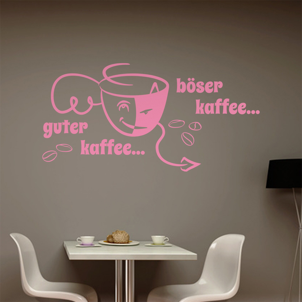 Bon Café Mauvais Café Autocollant Mural Salon Autocollant 0985 - Picture 67 of 204