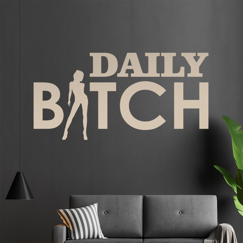 Daily Frau Wandtattoo Wohnzimmer Wandaufkleber 1007 - Picture 169 of 204