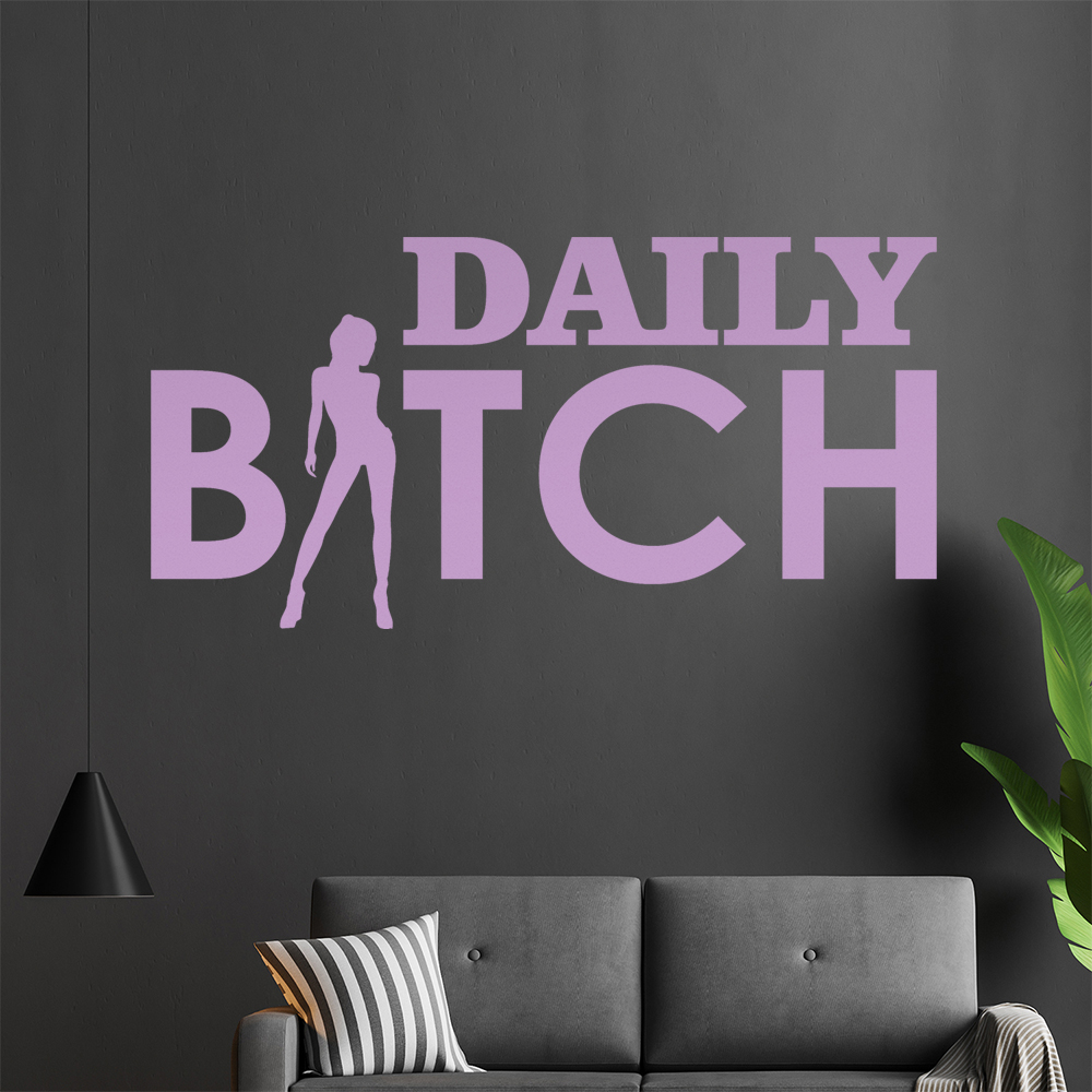 Daily Frau Wandtattoo Wohnzimmer Wandaufkleber 1007 - Picture 55 of 204