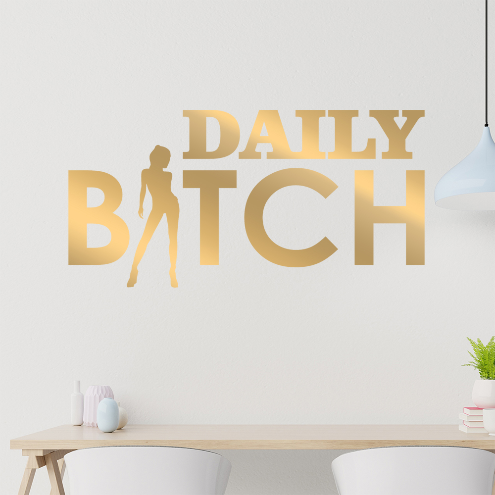 Daily Frau Wandtattoo Wohnzimmer Wandaufkleber 1007 - Picture 193 of 204