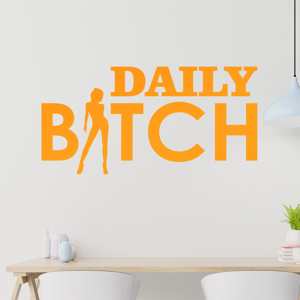 Daily Frau Wandtattoo Wohnzimmer Wandaufkleber 1007 - Picture 13 of 204