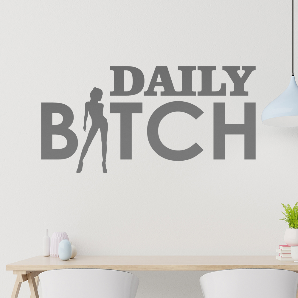 Daily Frau Wandtattoo Wohnzimmer Wandaufkleber 1007 - Picture 139 of 204