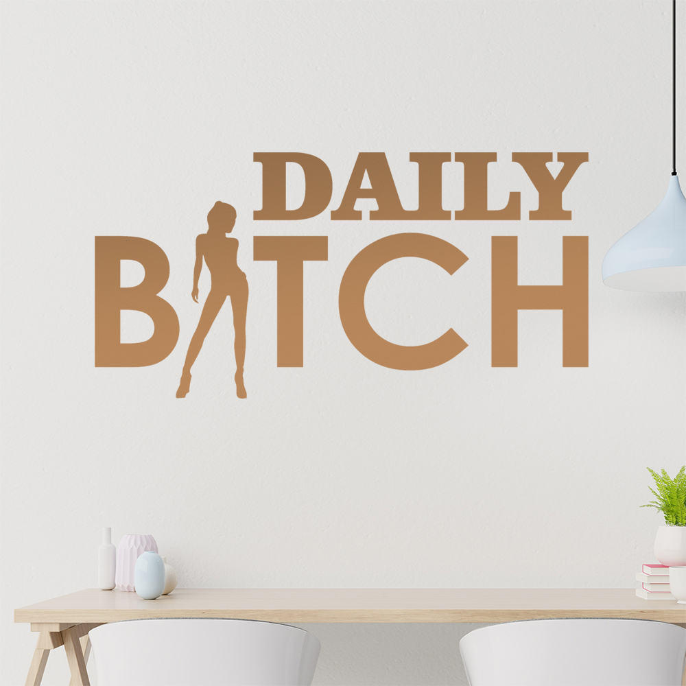 Daily Frau Wandtattoo Wohnzimmer Wandaufkleber 1007 - Picture 163 of 204