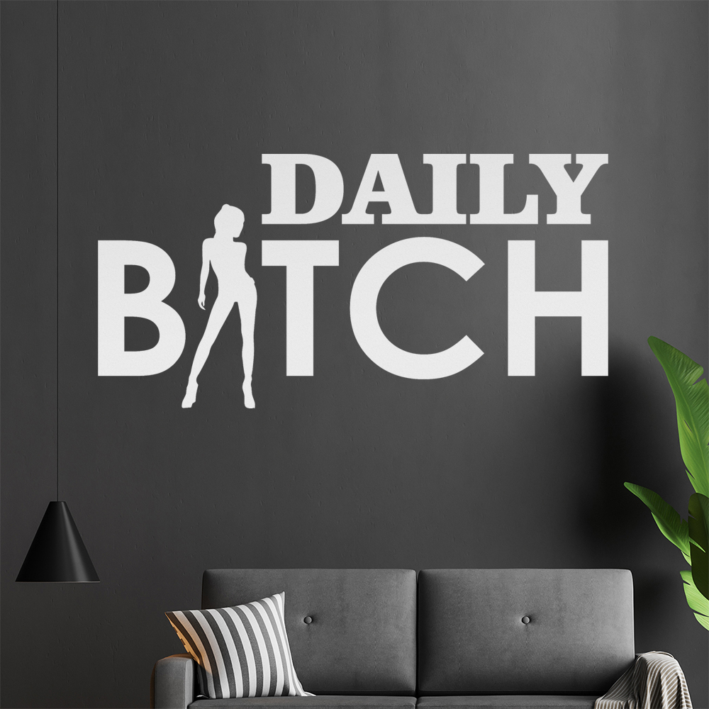 Daily Frau Wandtattoo Wohnzimmer Wandaufkleber 1007 - Picture 145 of 204