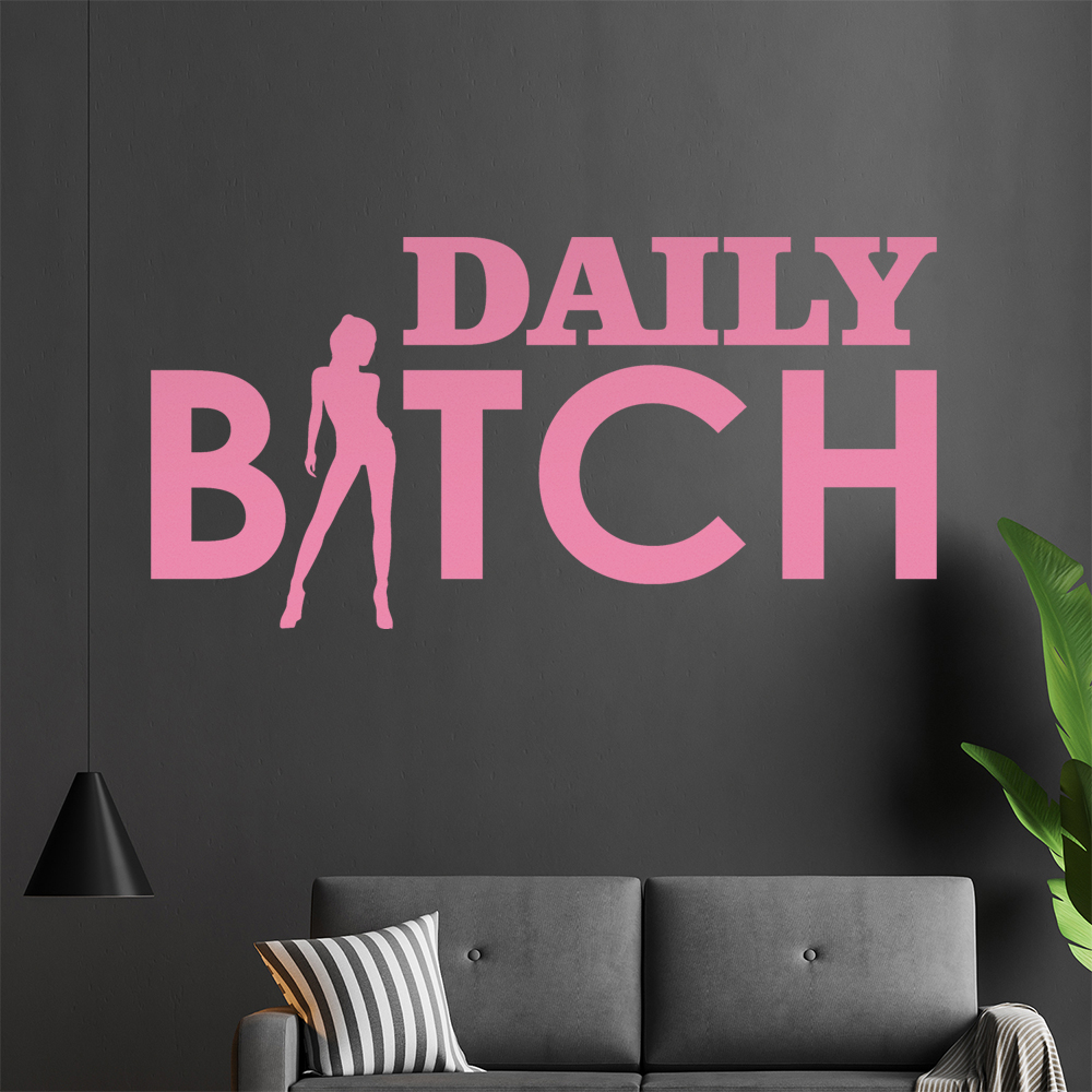 Daily Frau Wandtattoo Wohnzimmer Wandaufkleber 1007 - Picture 67 of 204