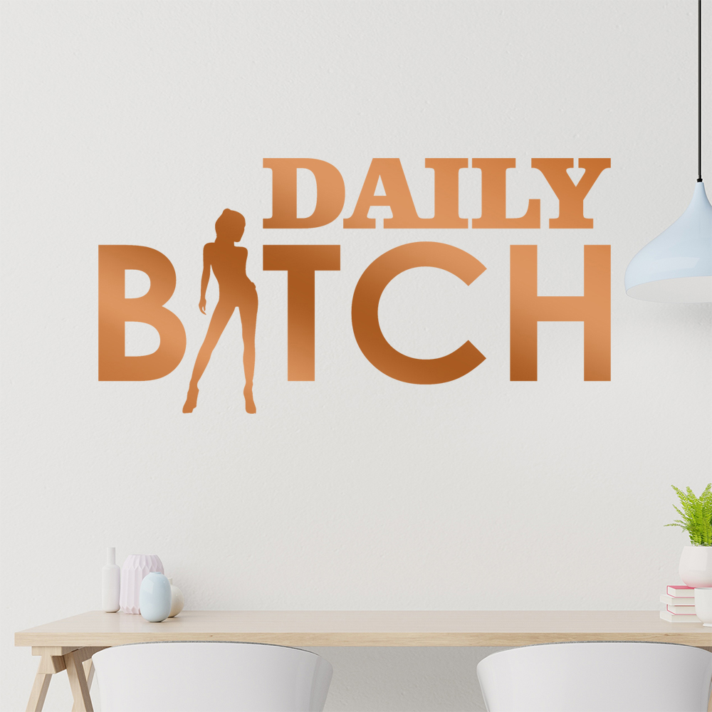 Daily Frau Wandtattoo Wohnzimmer Wandaufkleber 1007 - Picture 199 of 204