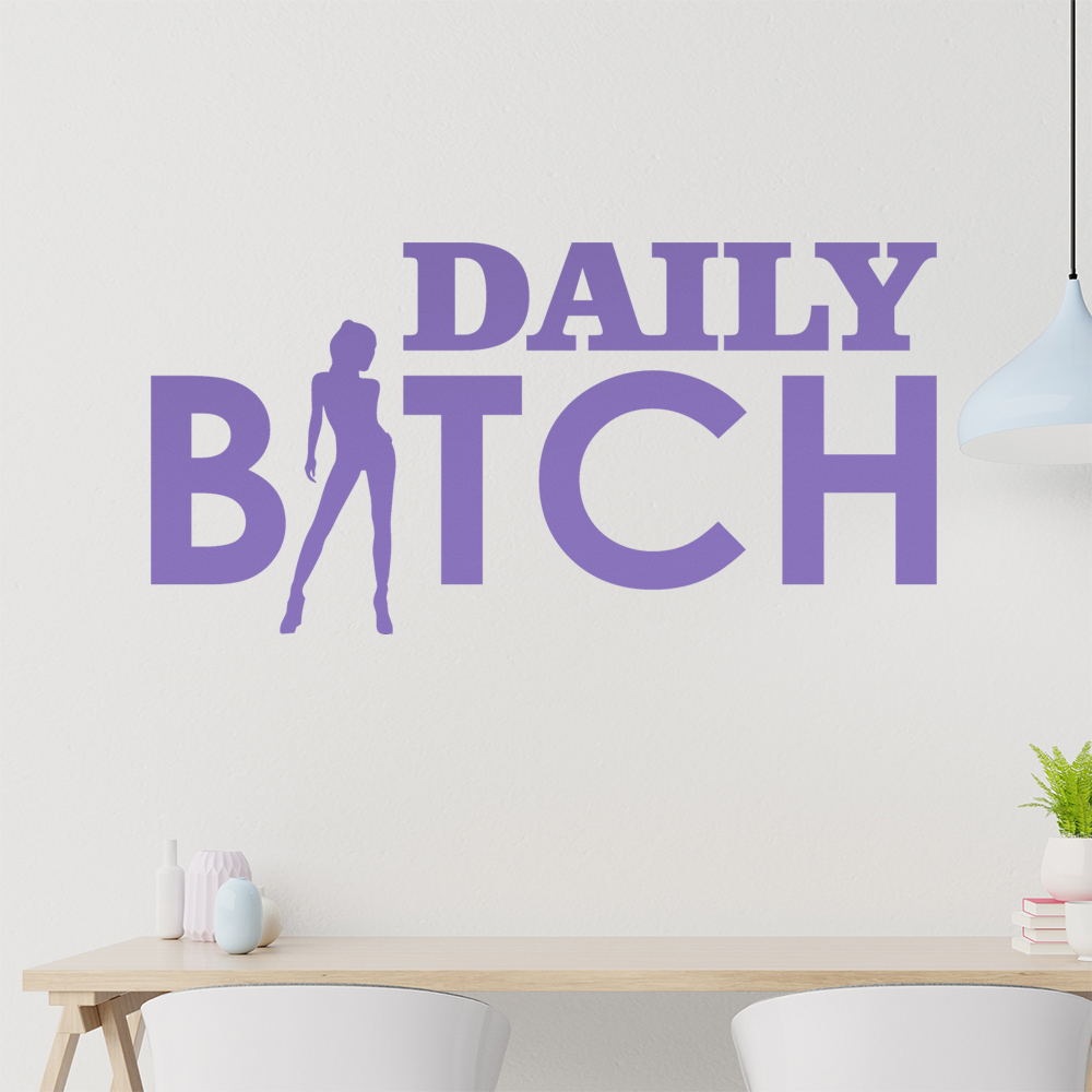 Daily Frau Wandtattoo Wohnzimmer Wandaufkleber 1007 - Picture 61 of 204
