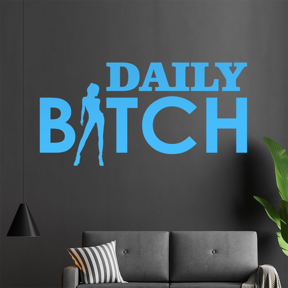 Daily Frau Wandtattoo Wohnzimmer Wandaufkleber 1007 - Picture 97 of 204