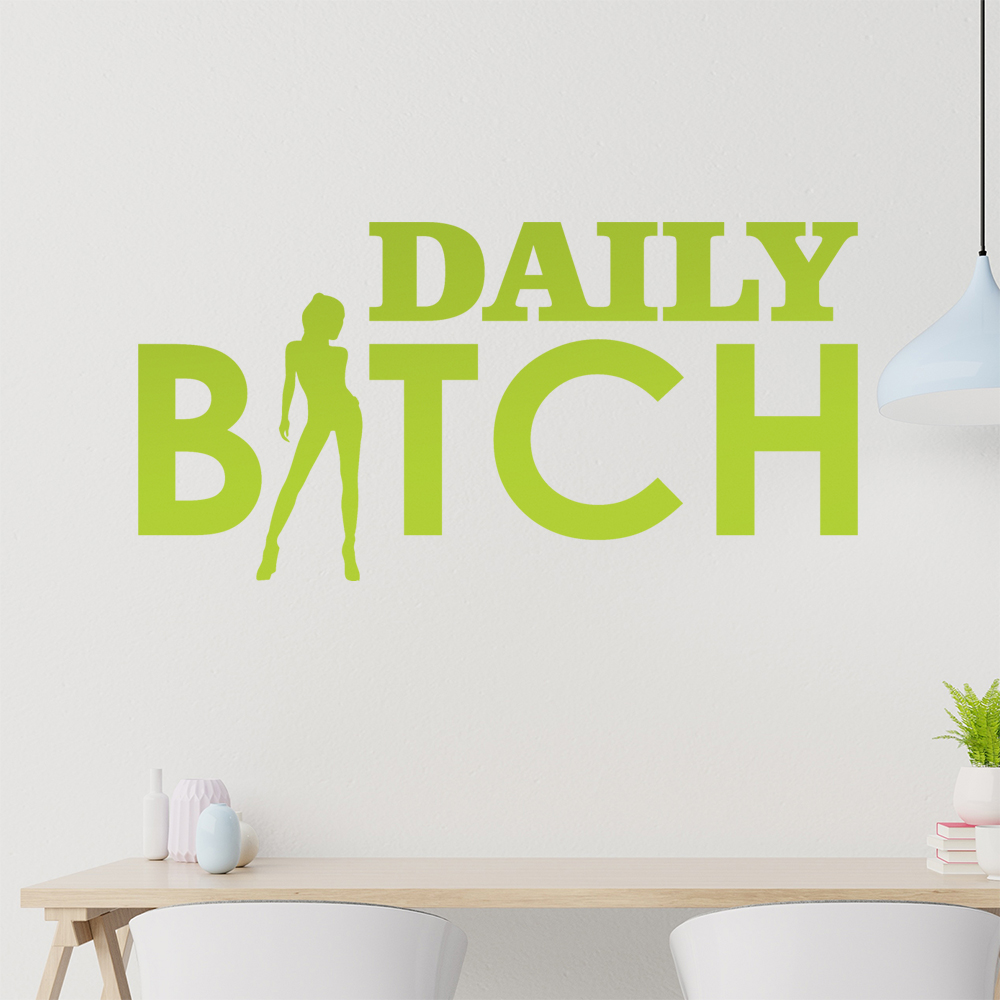 Daily Frau Wandtattoo Wohnzimmer Wandaufkleber 1007 - Picture 121 of 204