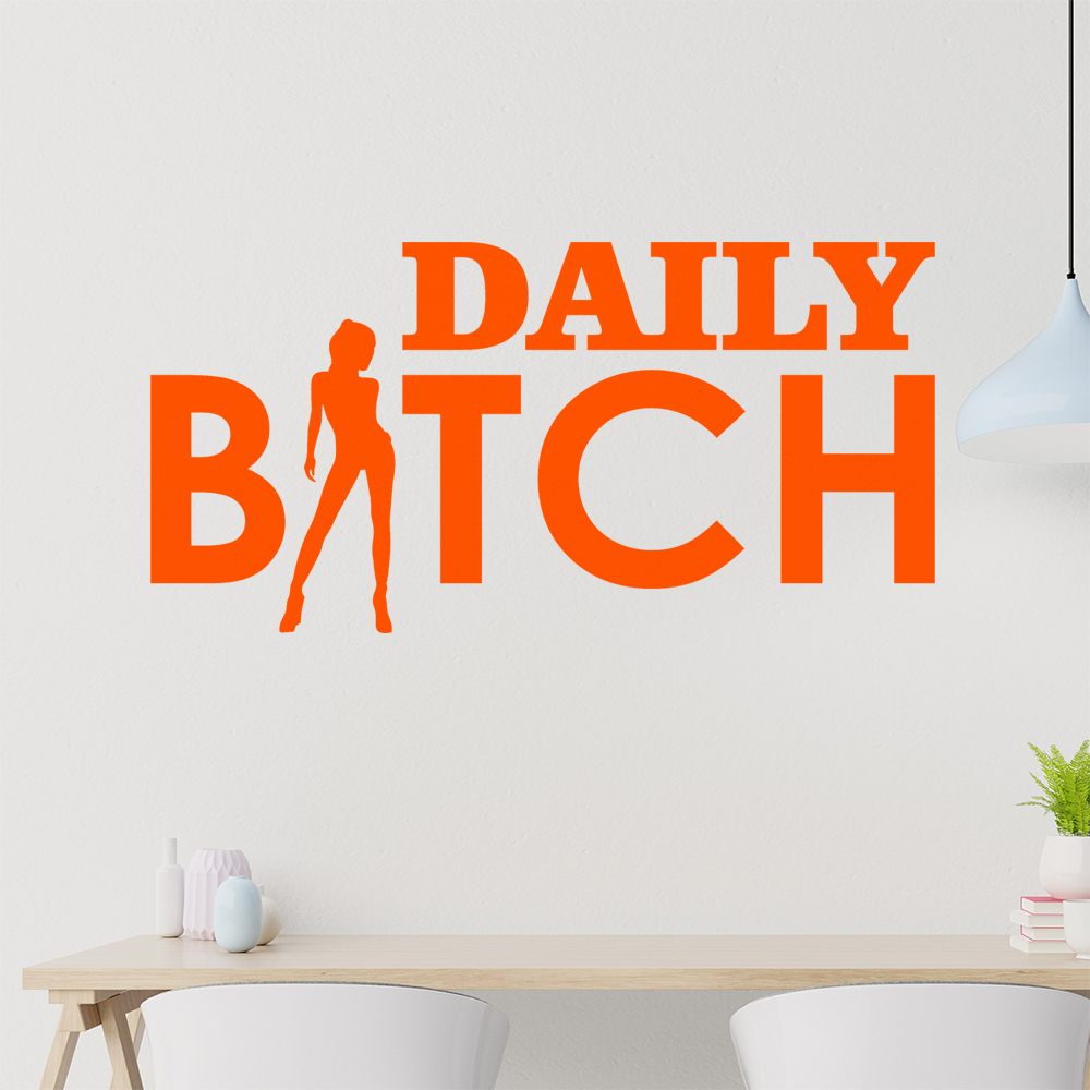 Daily Frau Wandtattoo Wohnzimmer Wandaufkleber 1007 - Picture 43 of 204