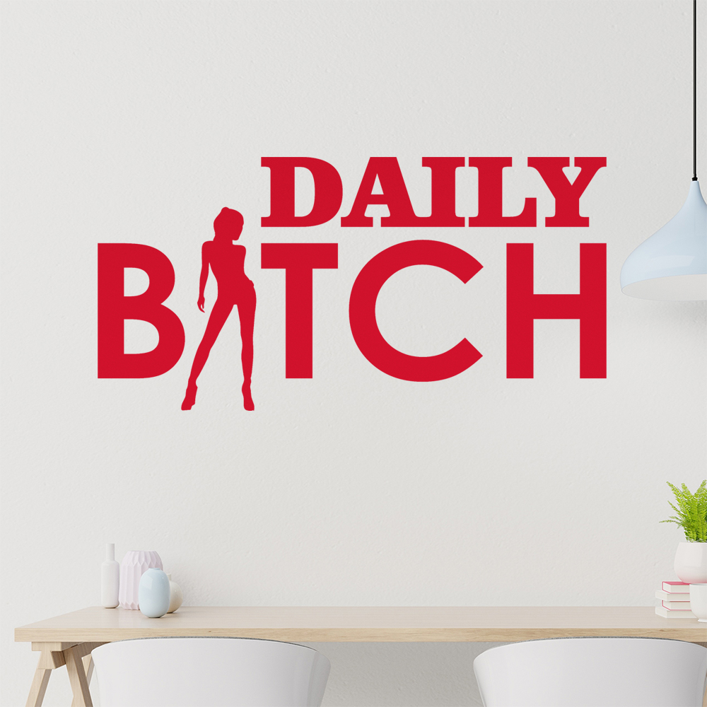Daily Frau Wandtattoo Wohnzimmer Wandaufkleber 1007 - Picture 31 of 204