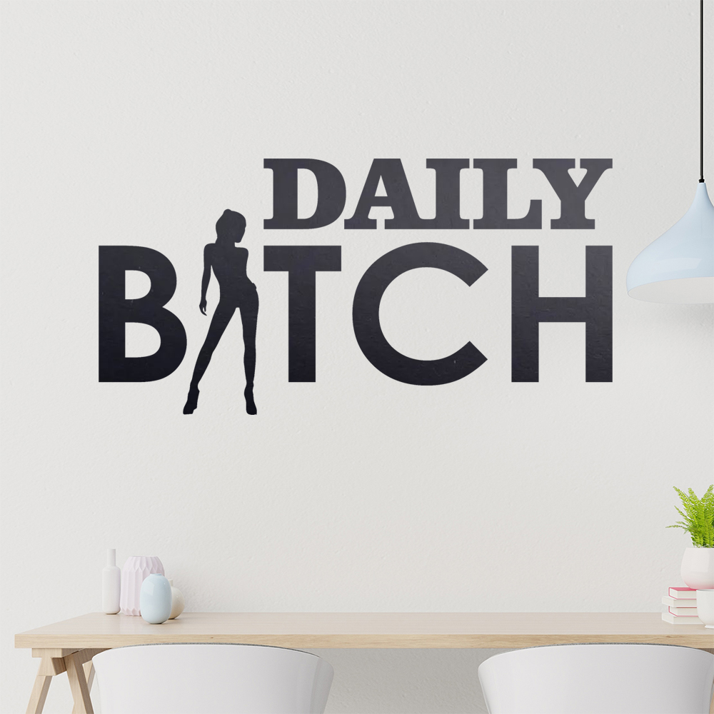Daily Frau Wandtattoo Wohnzimmer Wandaufkleber 1007 - Picture 133 of 204