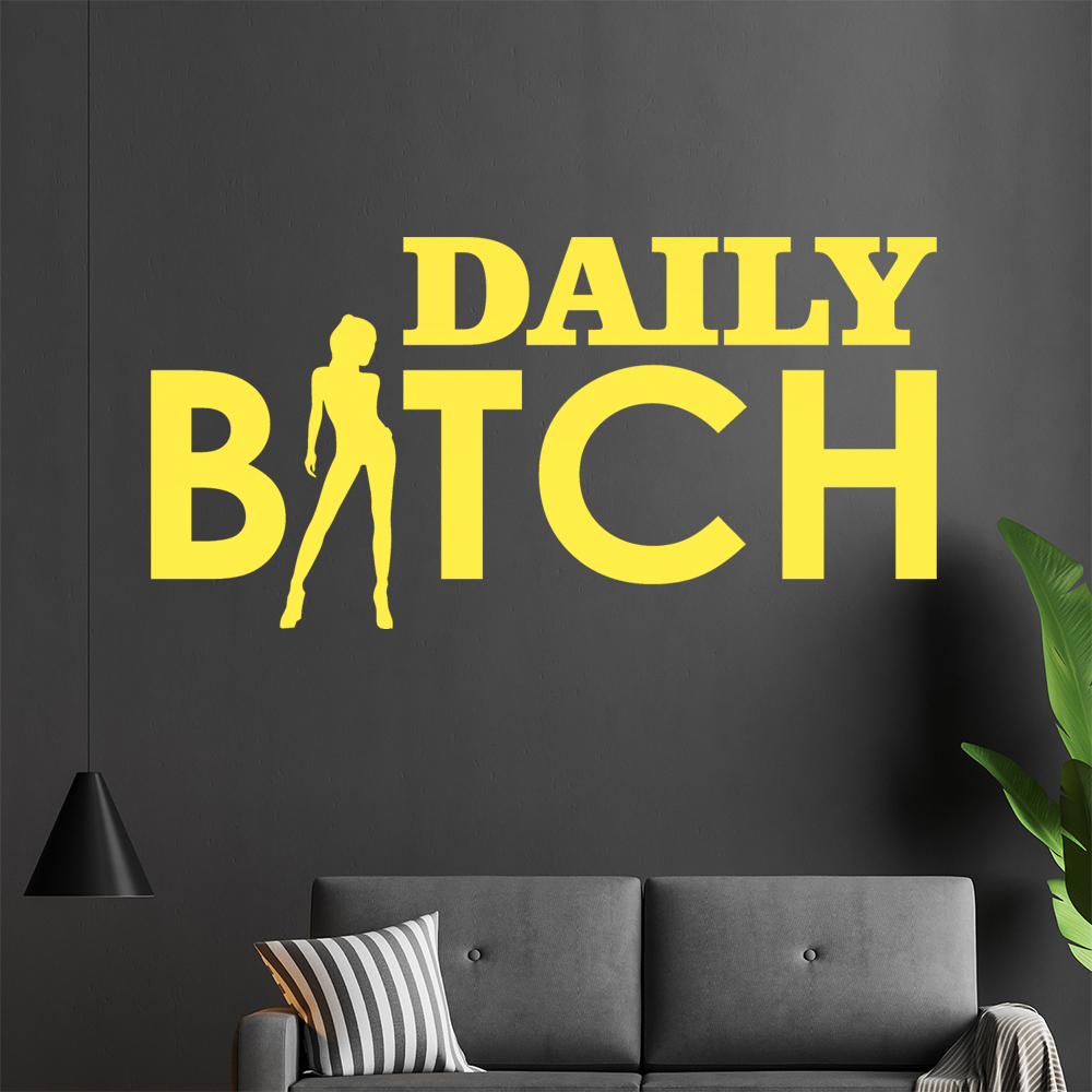 Daily Frau Wandtattoo Wohnzimmer Wandaufkleber 1007 - Picture 19 of 204