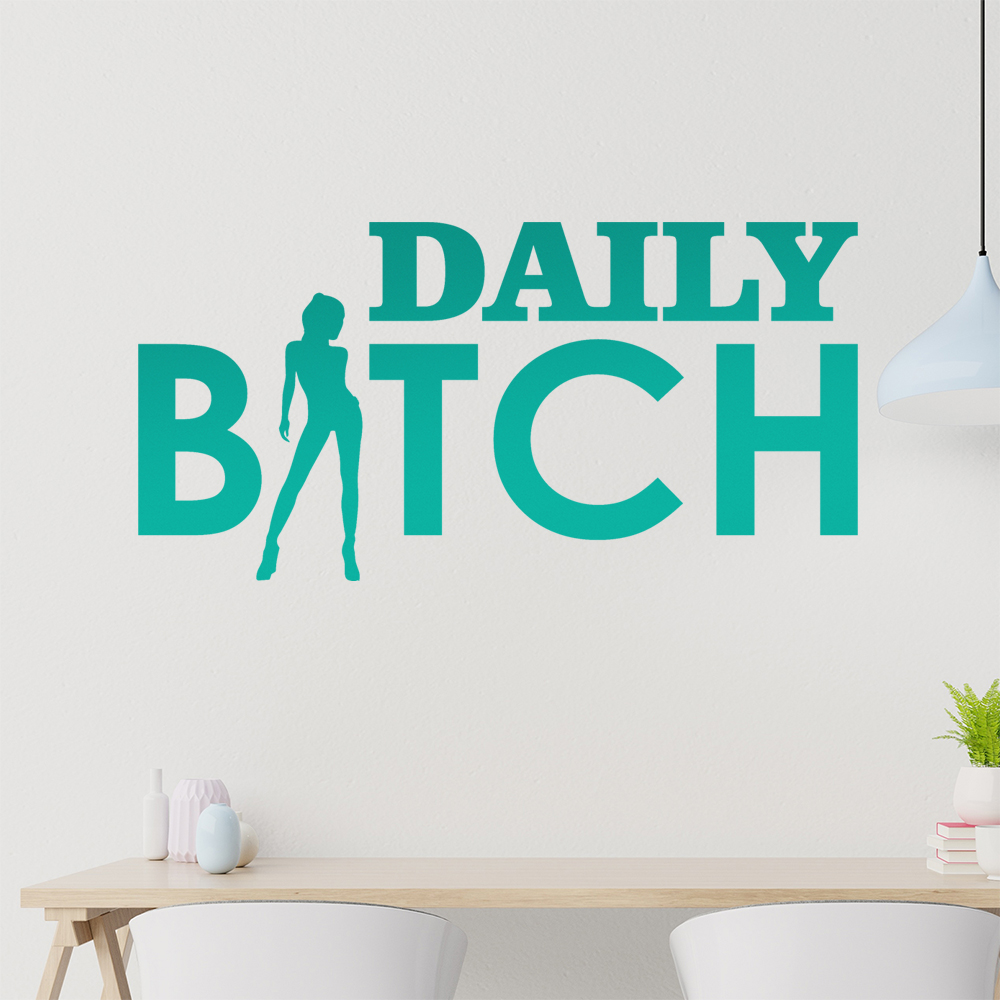 Daily Frau Wandtattoo Wohnzimmer Wandaufkleber 1007 - Picture 91 of 204