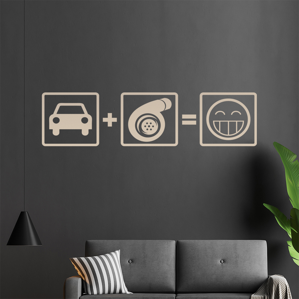 Turbo Boost Wandtattoo Wohnzimmer Wandaufkleber 1103 - Picture 169 of 204