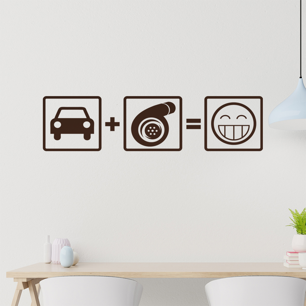 Turbo Boost Wandtattoo Wohnzimmer Wandaufkleber 1103 - Picture 157 of 204