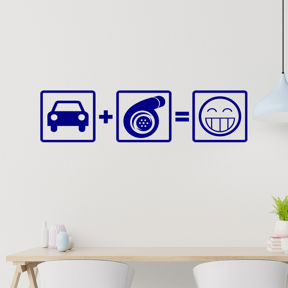 Turbo Boost Wandtattoo Wohnzimmer Wandaufkleber 1103 - Picture 181 of 204