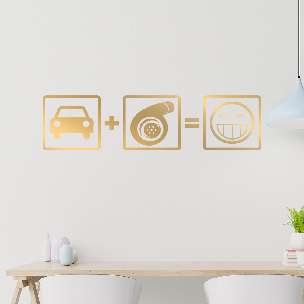 Turbo Boost Wandtattoo Wohnzimmer Wandaufkleber 1103 - Picture 193 of 204