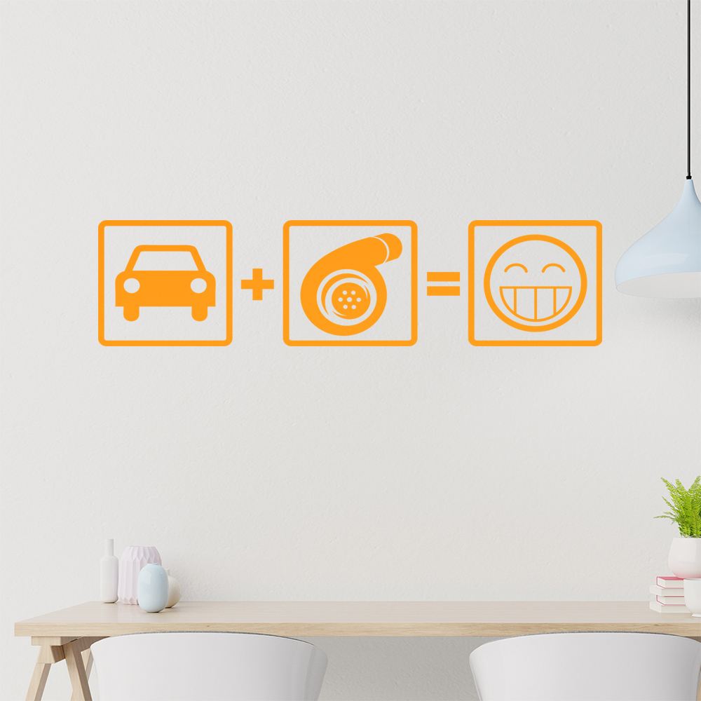 Turbo Boost Wandtattoo Wohnzimmer Wandaufkleber 1103 - Picture 13 of 204