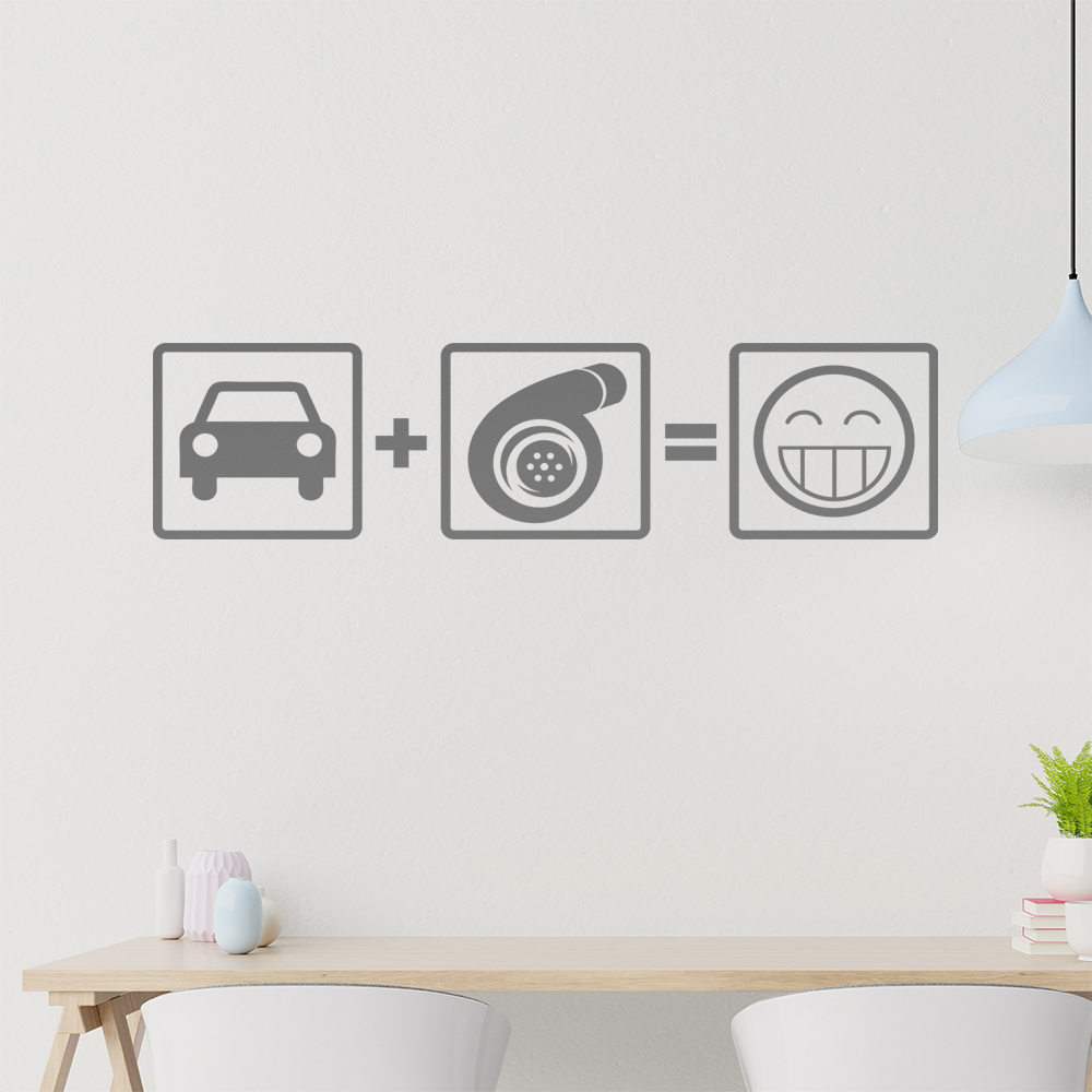 Turbo Boost Wandtattoo Wohnzimmer Wandaufkleber 1103 - Picture 139 of 204