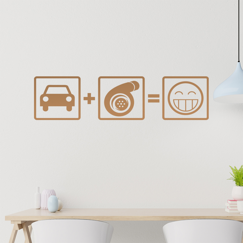 Turbo Boost Wandtattoo Wohnzimmer Wandaufkleber 1103 - Picture 163 of 204