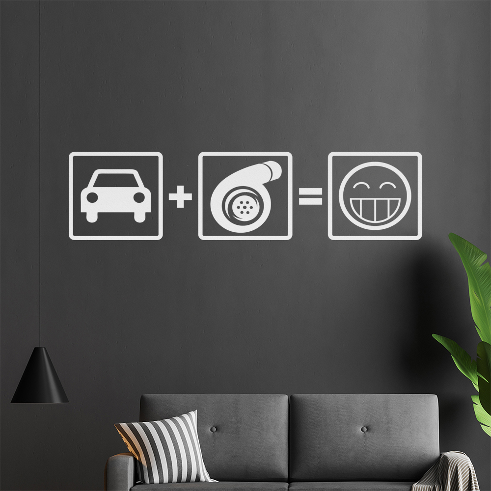 Turbo Boost Wandtattoo Wohnzimmer Wandaufkleber 1103 - Picture 145 of 204