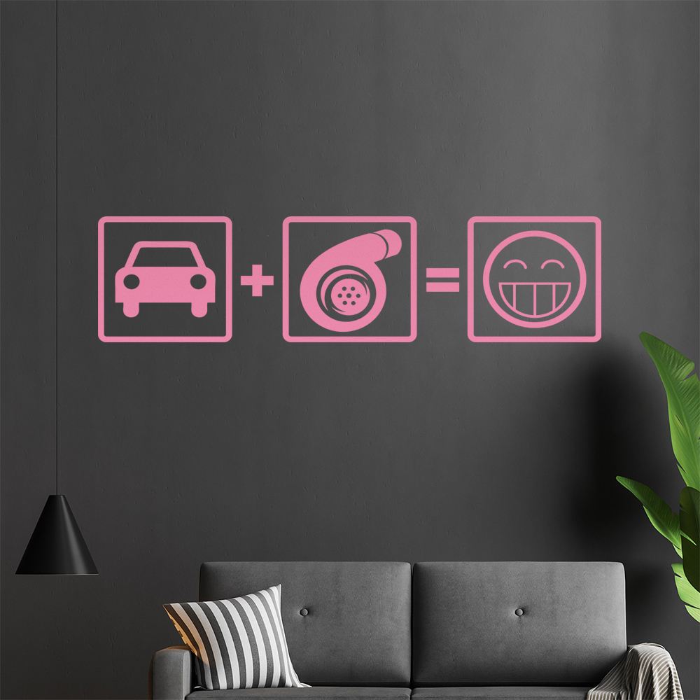 Turbo Boost Wandtattoo Wohnzimmer Wandaufkleber 1103 - Picture 67 of 204