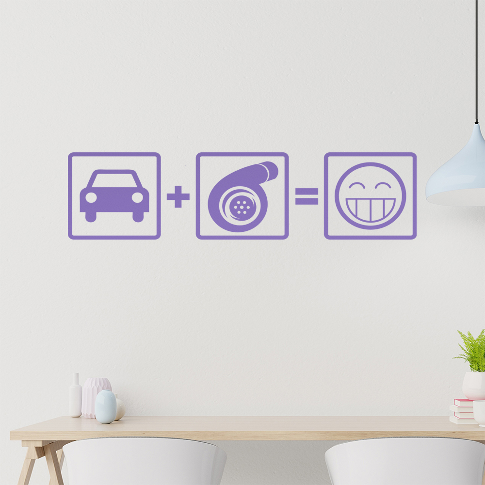 Turbo Boost Wandtattoo Wohnzimmer Wandaufkleber 1103 - Picture 61 of 204