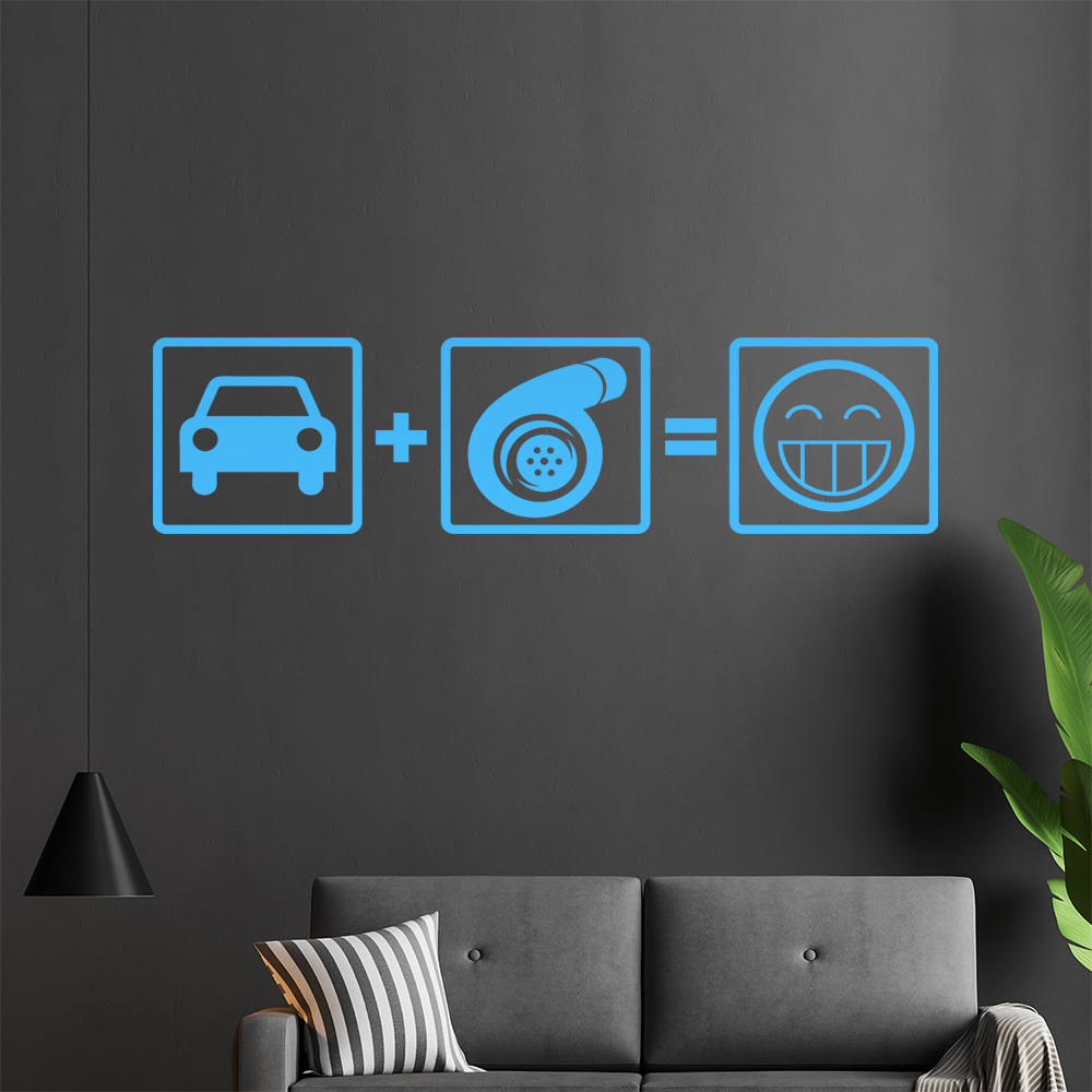 Turbo Boost Wandtattoo Wohnzimmer Wandaufkleber 1103 - Picture 97 of 204