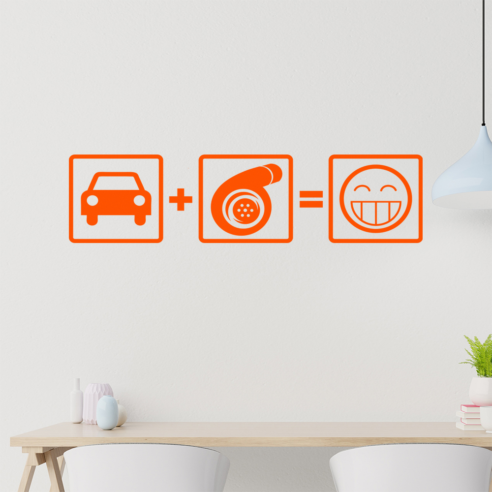 Turbo Boost Wandtattoo Wohnzimmer Wandaufkleber 1103 - Picture 43 of 204