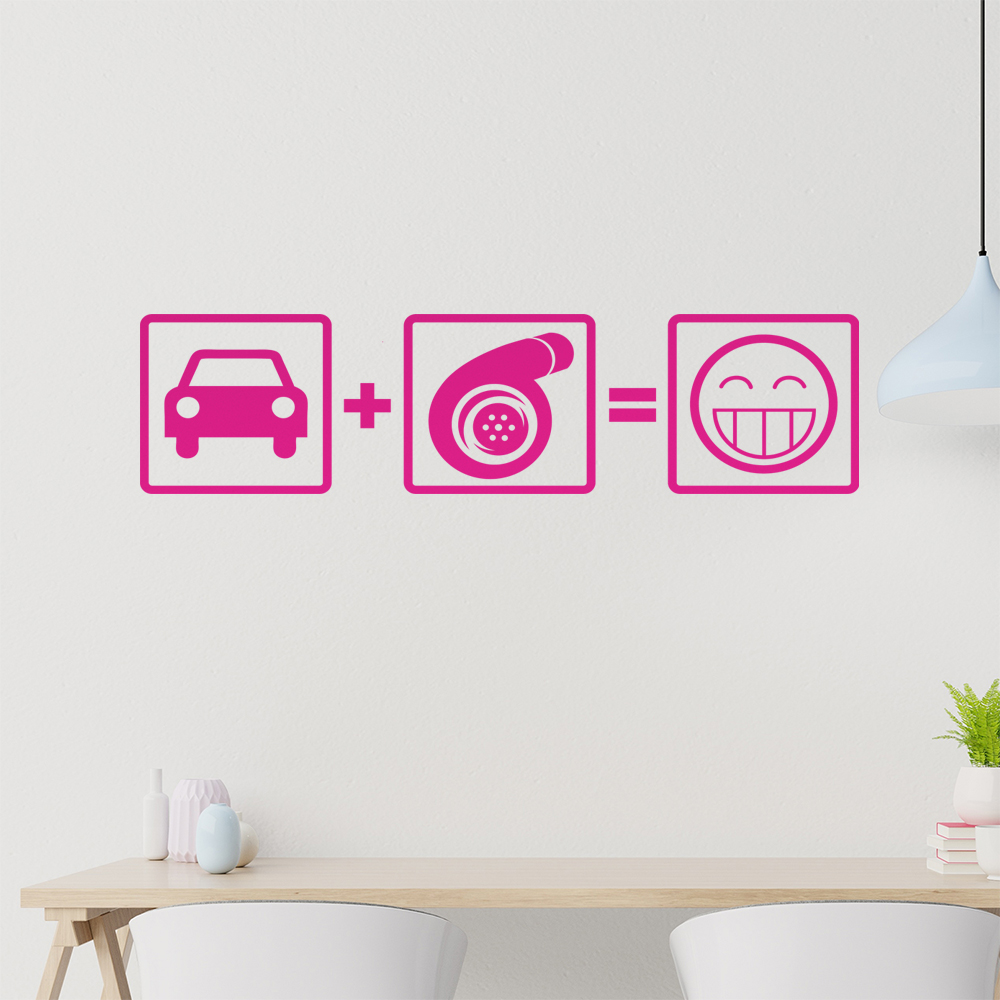 Turbo Boost Wandtattoo Wohnzimmer Wandaufkleber 1103 - Picture 49 of 204