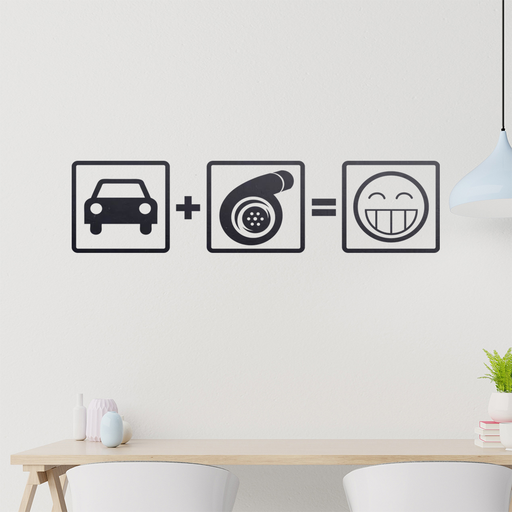 Turbo Boost Wandtattoo Wohnzimmer Wandaufkleber 1103 - Picture 133 of 204