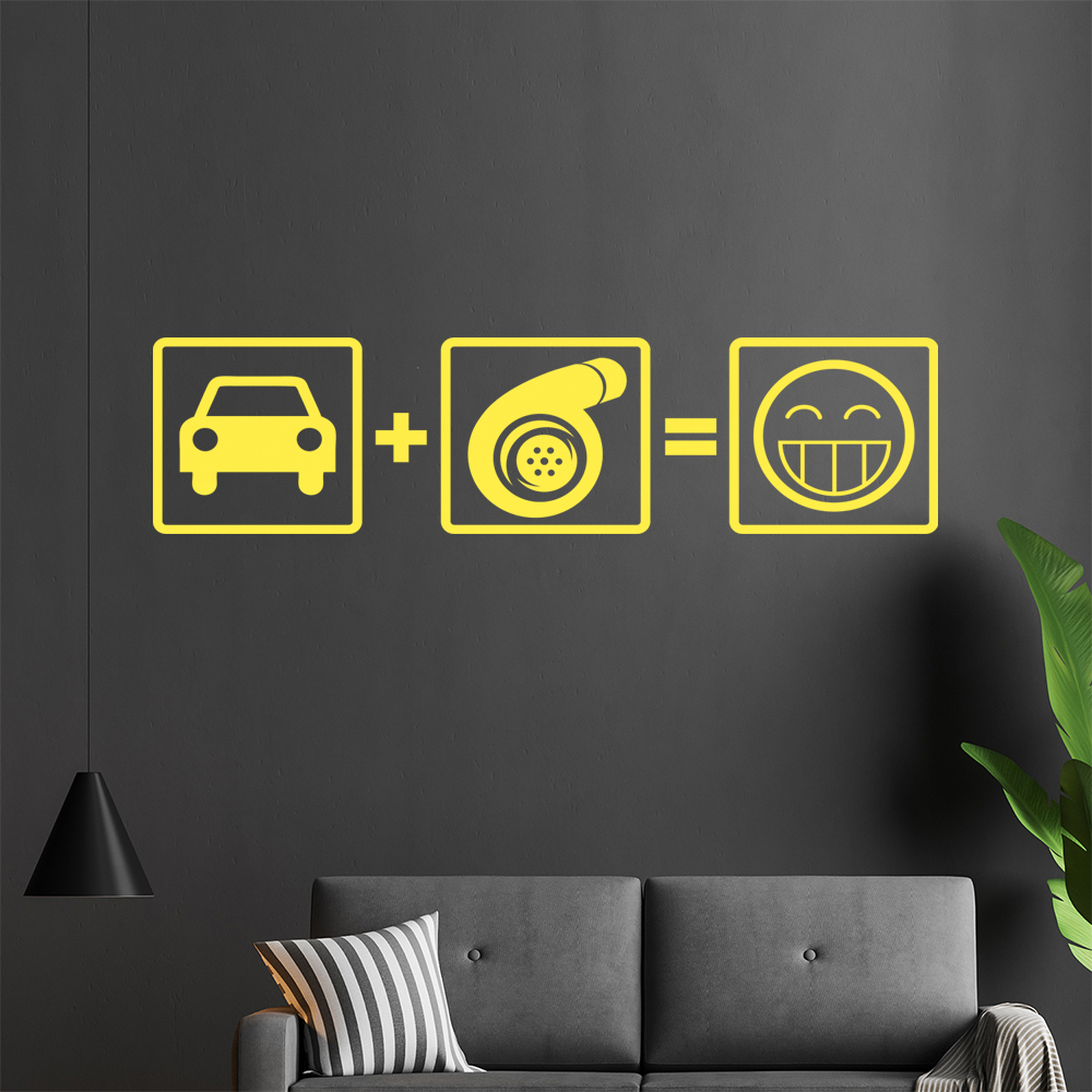 Turbo Boost Wandtattoo Wohnzimmer Wandaufkleber 1103 - Picture 19 of 204