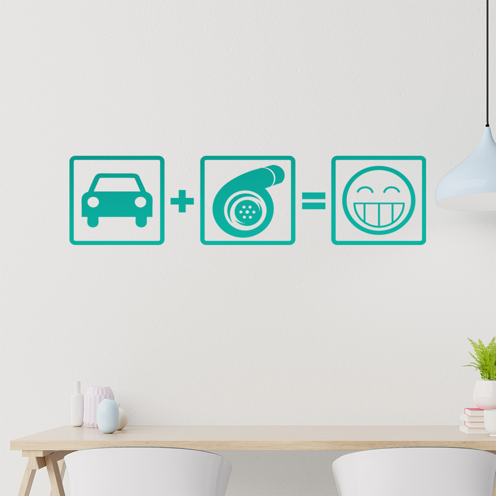 Turbo Boost Wandtattoo Wohnzimmer Wandaufkleber 1103 - Picture 91 of 204