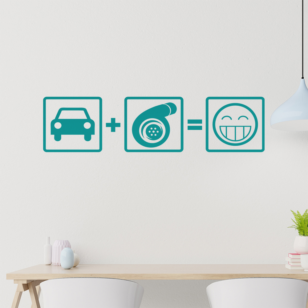 Turbo Boost Wandtattoo Wohnzimmer Wandaufkleber 1103 - Picture 127 of 204