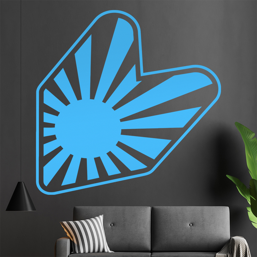 JDM Kriegsflagge Wandtattoo Wohnzimmer Wandaufkleber 1393 - Picture 97 of 204