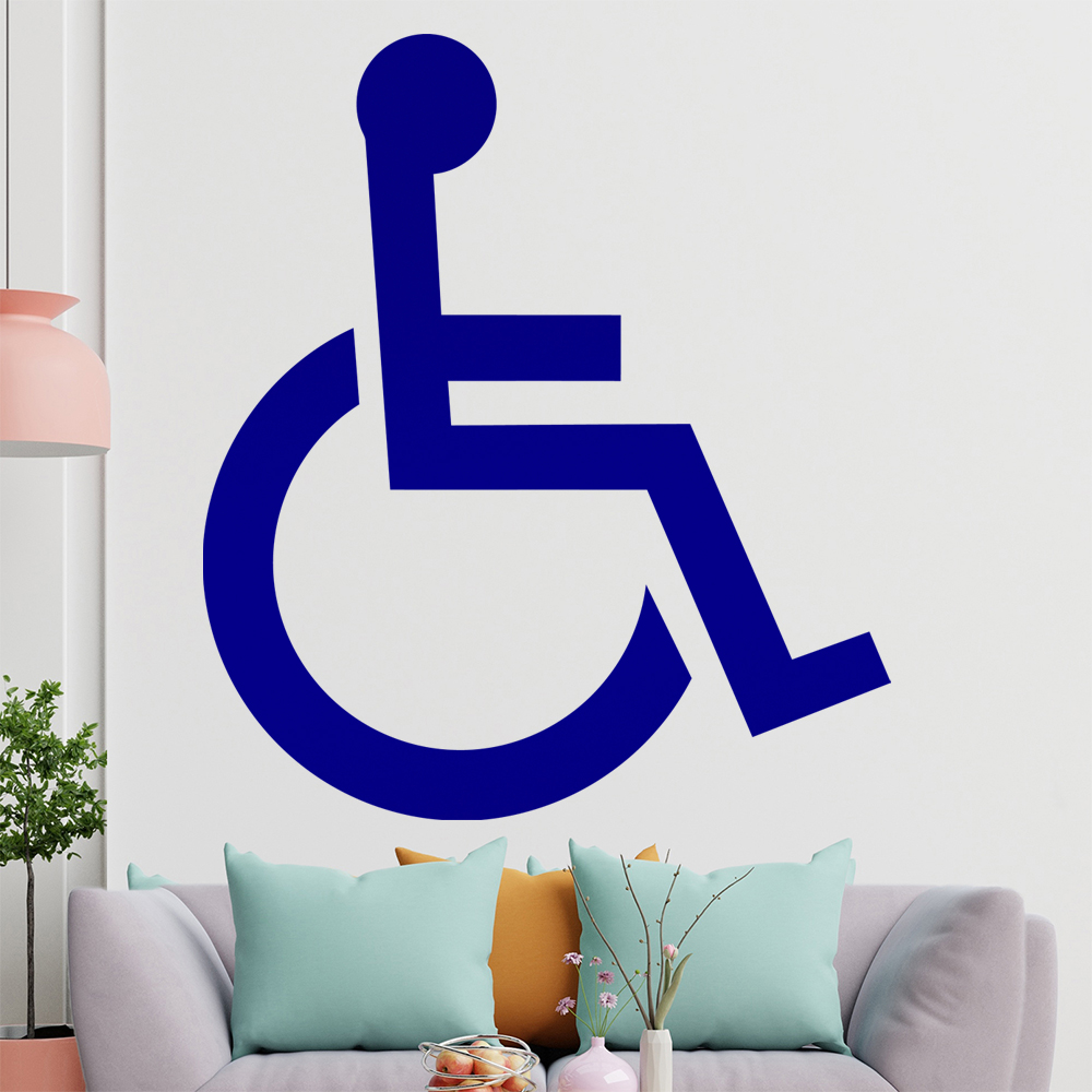 Behinderung-Rollstuhl Wandtattoo Wohnzimmer Wandaufkleber 1406 - Picture 79 of 204
