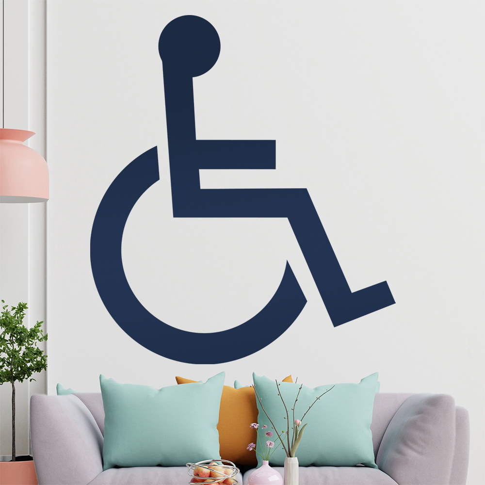 Behinderung-Rollstuhl Wandtattoo Wohnzimmer Wandaufkleber 1406 - Picture 73 of 204