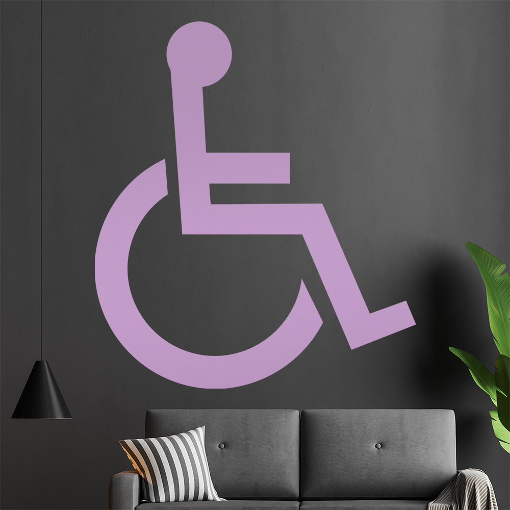 Behinderung-Rollstuhl Wandtattoo Wohnzimmer Wandaufkleber 1406 - Picture 55 of 204