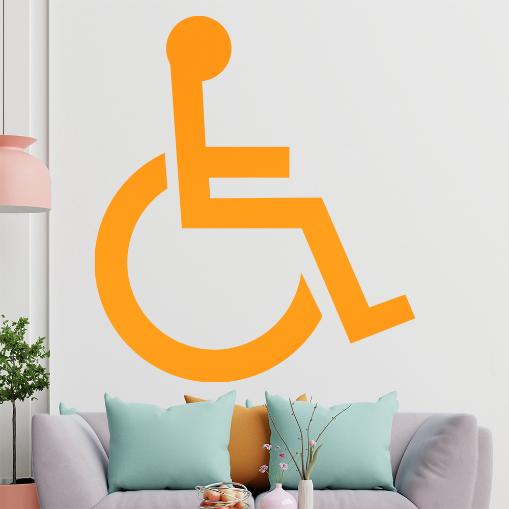 Behinderung-Rollstuhl Wandtattoo Wohnzimmer Wandaufkleber 1406 - Picture 13 of 204