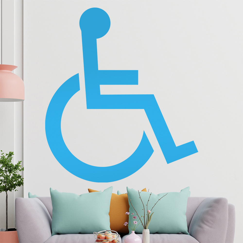 Behinderung-Rollstuhl Wandtattoo Wohnzimmer Wandaufkleber 1406 - Picture 85 of 204