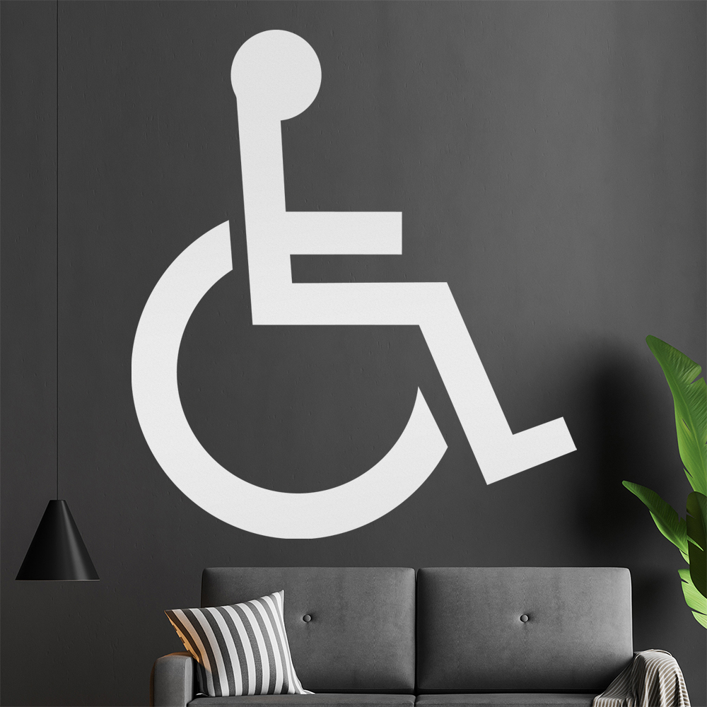 Behinderung-Rollstuhl Wandtattoo Wohnzimmer Wandaufkleber 1406 - Picture 145 of 204